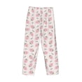 thumbnail image 5 of Goofa Floral Strawberr Printed Soft Pajama Pants for Men, Wide Leg Comfy Casual Lounge Yoga Pants-Small, 5 of 9