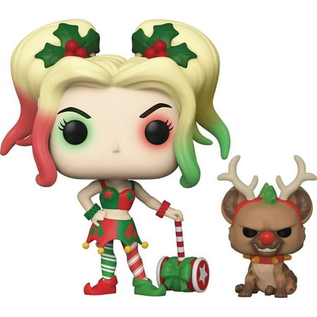 Pop DC Holiday Harley Quinn with Helper Vinyl Figure (Other)