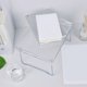 thumbnail image 2 of Práctico estante de almacenamiento organizador de papelería cosmética plegable soporte de artículos varios Feliz Sencillez, 2 of 5