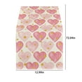 thumbnail image 6 of KCEHTA Valentines Day Table Runner, Love Heart Gnome Valentine Table Runner, Kitchen Dining Table Decorations 13 x 72 Inch, 6 of 6