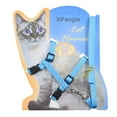 thumbnail image 1 of LAICAIW Cat Harness and Leash Adjustable Nylon Halter Harness Kitten Nylon Strap Belt Safety Rope Leads (Light Blue), 1 of 6