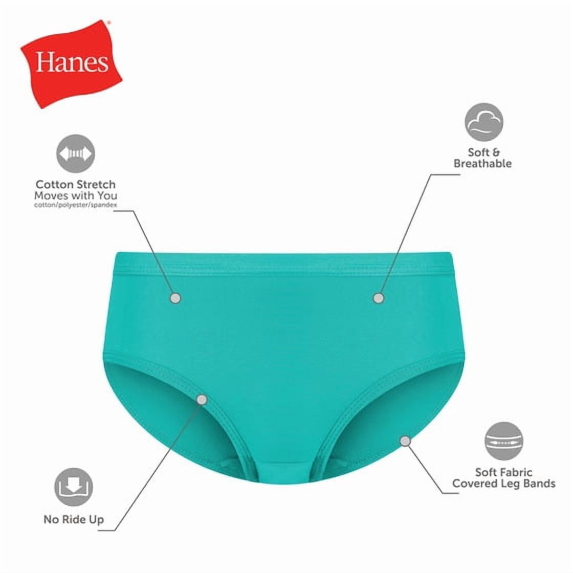 Hanes Infants/Toddlers Underwear Briefs Pack, 8-Pack, Cotton Stretch Toddler Underwear, Comfort Girls' Panties