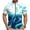 Cyan, variant on Mens Cycling Jersey Cycling Shirt Short Sleeve Bike Riding Shirt, 1/4 Zip Fluid Marble Pattern Top, for Competitive Bicycle Road Racing, Artistic Ombre Quick Dry Sportswear Tee