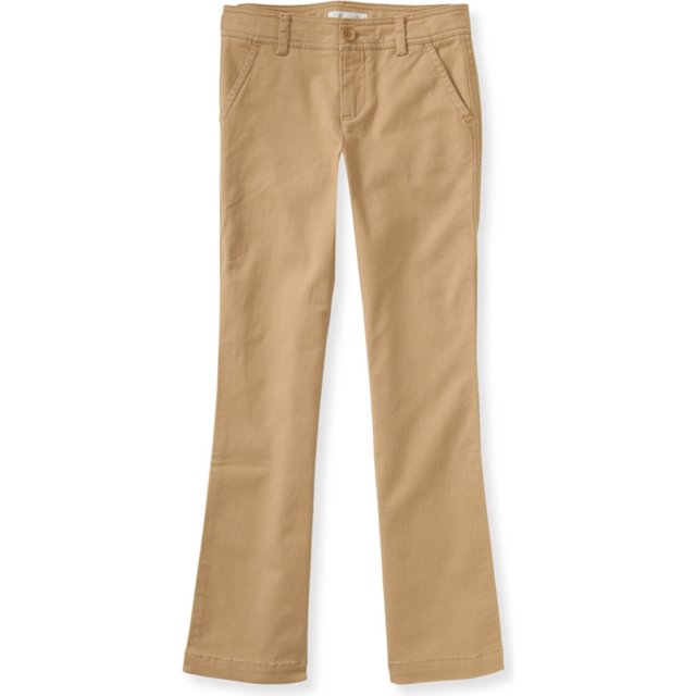 Aeropostale Boys Bootcut Casual Chino Pantalones, Marrón, M (10)