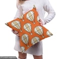 thumbnail image 5 of Ambesonne Orange Pattern Fabric by the Yard Upholstery, Air Balloons Crafts, 10 Yards, Vermilion Ecru and White, 5 of 5