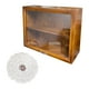 thumbnail image 1 of Gabinete de madera, organizador de muñecas de juguete, caja de exhibición de escritorio, contenedores de caja de té para despensa, tazas, edulcorantes estilo B, 1 of 8