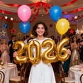 thumbnail image 3 of Globos Aikitub 2026 de Papel Metalizado Dorado 41 cm para Graduación, 3 of 7