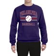 thumbnail image 2 of Wild Bobby City of Philadelphia Baseball Fantasy Fan Sports Unisex Crewneck Sweatshirt, Purple, Medium, 2 of 6