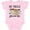AD-Pink, variant on My Uncle Loves Me with Sloth and Hearts Boys or Girls Baby Bodysuit