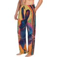 thumbnail image 6 of Sikiie Neon Rabbit In Archway Pajama Pants Men, PJ Bottoms, Sleep & Lounge Pants-XX-Large, 6 of 6