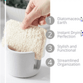 thumbnail image 4 of Soporte para esponja de diatomita - Organizador de fregadero de cocina de secado rápido - Secado de piedra de rápida absorción - Soporte para esponja de platos, 4 of 6