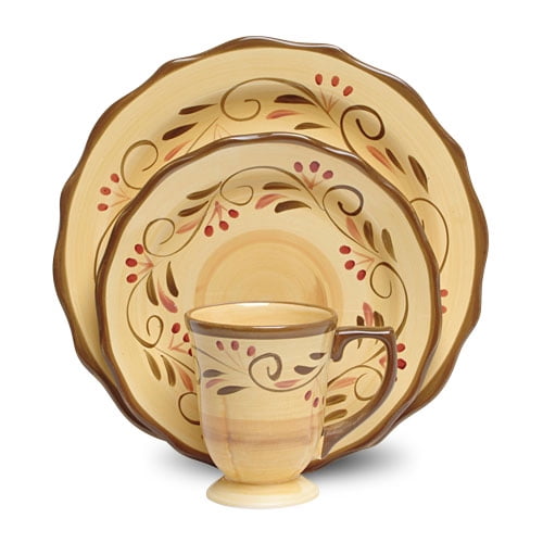 Italian Villa 16pc Dinnerware Set - Walmart.com Italian Villa 16pc Dinnerware Set - Walmart.com