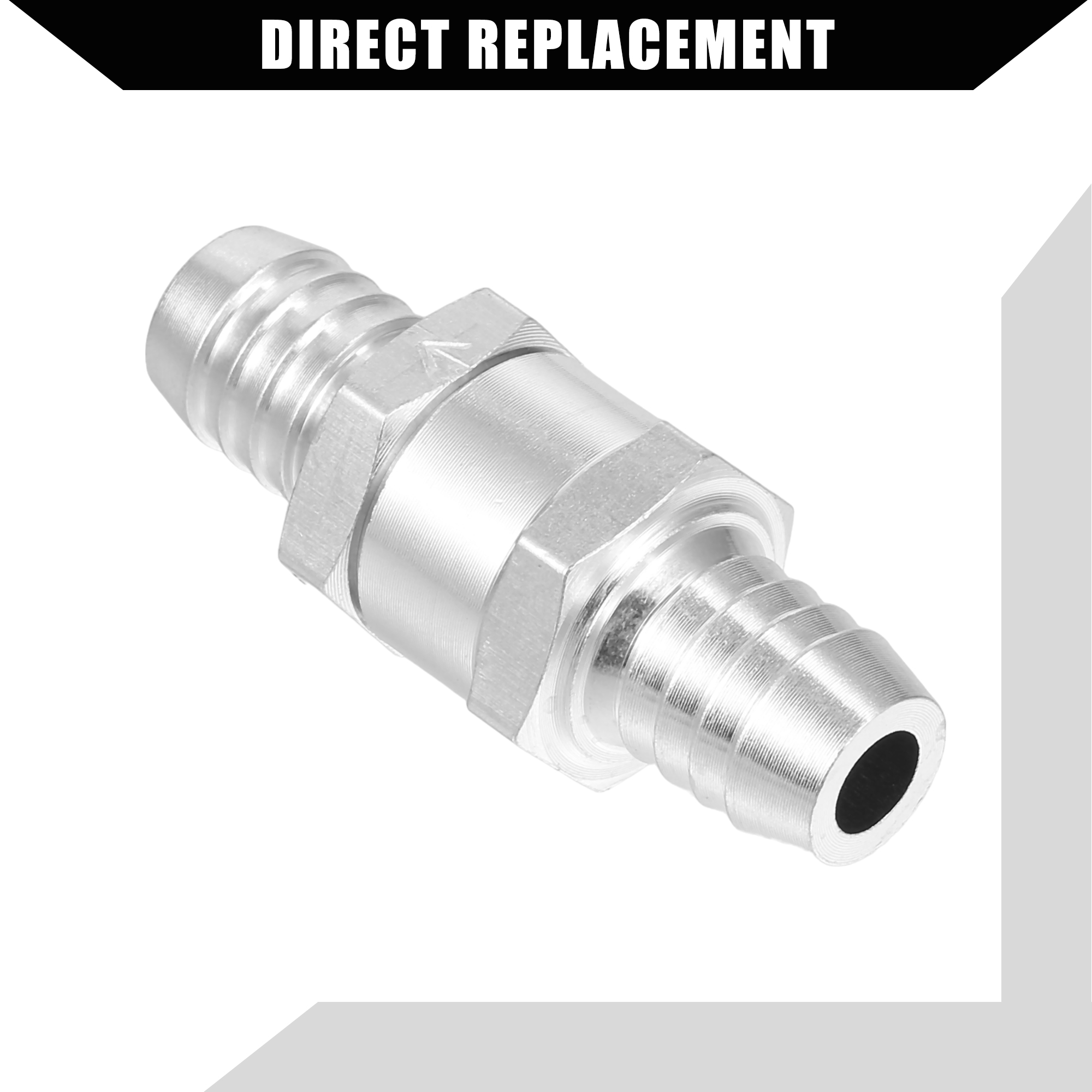 Unique Bargains Fuel Line Check Valve / One Way Check Valve for Fuel Systems OD 0.63"