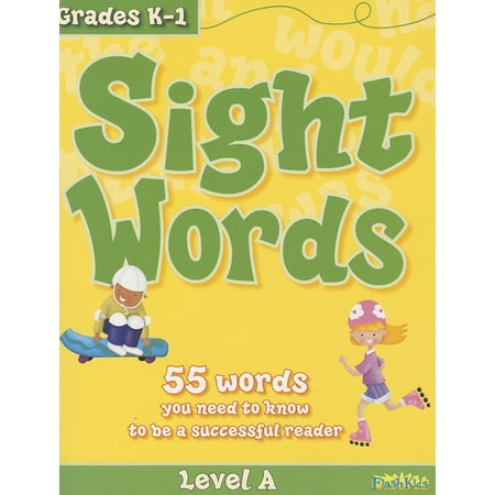 Flash Kids Workbooks: Sight Words, Level A: 55 Words You Need to Know to Be a Successful Reader (Paperback)