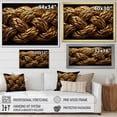 thumbnail image 4 of Designart "Golden Charm Of Abstract Challah In Judaism I" Judaism Canvas Art Print, 4 of 7