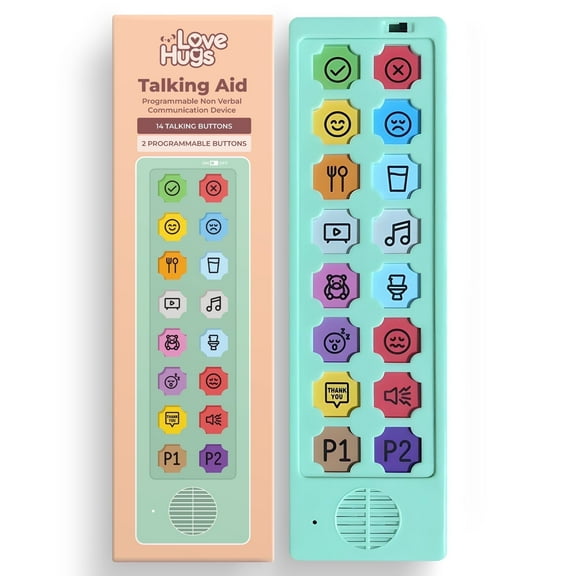 AAC Device for Autism. Non Verbal Communication Tools. Programmable AAC Communication Device 3