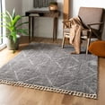 thumbnail image 4 of Safavieh Marrakesh Naila Geometric Polyester Area Rug, Gray, 2' x 3', 4 of 12