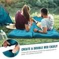 thumbnail image 3 of Uarter Sleeping Pad: 79 × 28 Inch Inflatable Sleeping Mat Waterproof Camping Pad Camping Mattress for Backpacking, Hiking, Traveling, Blue, 3 of 10