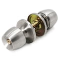 thumbnail image 3 of Versa Door Knob Satin Nickel Keyed Door Handle 10 Pack by Villar Home Designs, 3 of 9