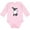 AD-Pink, variant on Inktastic Cute little lamb Boys or Girls Long Sleeve Baby Bodysuit