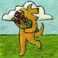 thumbnail image 2 of Marmont Hill - "Red Roses for Dog" by Janet Nelson Painting Print on Wrapped Canvas, 2 of 5