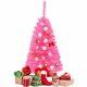 thumbnail image 4 of Árbol de Navidad artificial premium Costway 90 cm color rosa con soporte de plástico, 4 of 4
