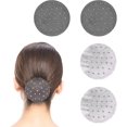 thumbnail image 1 of 4 Pack Elastic , Invisible Hair Net, Bun Cover Elastic Edge Mesh, Women, 1 of 5