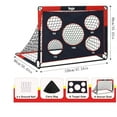 thumbnail image 3 of 47X36 inch Portable Soccer Goal 2-in-1 Detachable Training Net for Backyard Practice Heavy Duty Outdoor Soccer Equipment All-Season Sport Gear Quality Design, 3 of 6