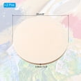 thumbnail image 2 of Uxcell 8" Inch Wood Panel Board, Unfinished Wood Canvas Round Wooden Deep Cradle Board for Painting Pouring 2 Pack, 2 of 6