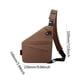 thumbnail image 4 of Para Armas Pecho para Hombre Hombro Con Múltiples Bolsillos Gran Capacidad Hombro Derecho Marrón, 4 of 6