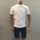 thumbnail image 2 of 1/6 Camiseta corta blanca y pantalones cortos de mezclilla Jeans para de acción masculina de 12 '' Zulema Ropa de figura de acción, 2 of 8