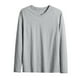 thumbnail image 1 of pstuiky camisa de manga larga para hombre, Blusas de cuello en V de manga larga holgadas, informales, cómodas y lisas para hombre camisetas de hombre m, 1 of 2