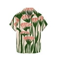 thumbnail image 2 of UVEASISHA Summer Floral Shirts for Men,Mens Hawaiian Shirts Short Sleeve Button Down Vacation Shirt Stylish Printed Tropical Beach Shirts 2025 Casual Aloha Shirt 90% off Clearance Sale, 2 of 5