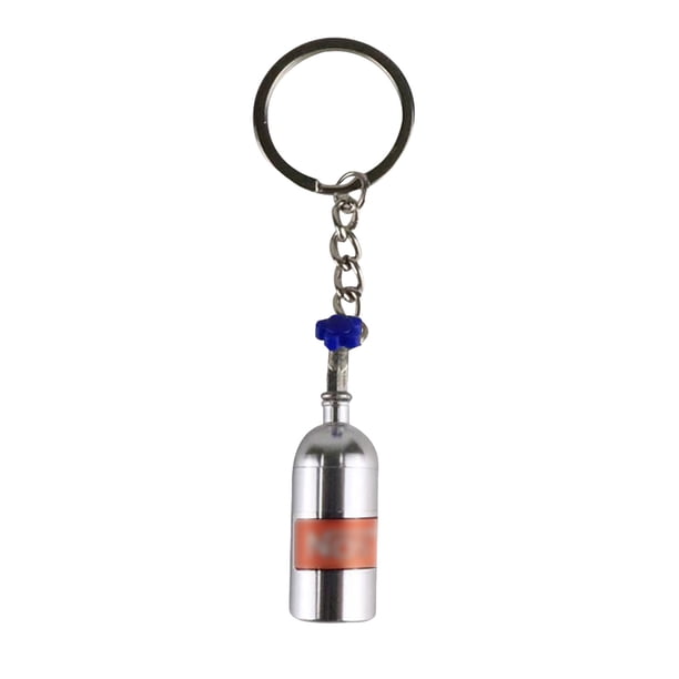 Llavero De Simulación Llavero Con Botella De Óxido Nitroso Diseños De Aluminio Gran Complemento Para Los Aficionados A Las Motos Y Los Coches Uso Diario Y Exposiciones 1 Unidad