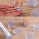 thumbnail image 3 of Kearding Juego de 12 Uds. De gorros para y silla, almohadillas geométricas, cubiertas transparentes antideslizantes con bajo nivel de ruido, Decoración del hogar Cubo, 3 of 6