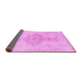 thumbnail image 2 of Ahgly Company Indoor Round Abstract Pink Contemporary Area Rugs, 6' Round, 2 of 4
