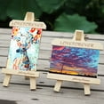thumbnail image 3 of 2PCS Photo Frame Creative Wood Easel Shape Picture Frame Photo Display Frame, 3 of 9