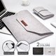 thumbnail image 2 of Funda de fieltro de lana para ordenador portátil, funda de 11, 12, 13 y 15 pulgadas para Macbook Air Pro, MateBook con alfombrilla de ratón o Power Mini-Pack de regalo Fivean unisex, 2 of 2