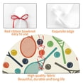 thumbnail image 4 of Lsque Racket and Tennis Ball Print Christmas Tree Skirt, Tree Skirt with Ties or Velcro, Perfect for Holiday Decorations, Halloween, and New Year-36", 4 of 7