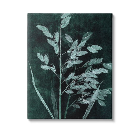 Stupell Industries Green Botanical Imprints Botanical & Floral Painting Gallery Wrapped Canvas Art Print Wall Art, 16 x 20