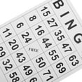 thumbnail image 4 of 1 Set Paper Bingo Cards Set Bingo Game Kit For Family Gatherings And Parties Bingo Game Cards And Plastic Chips Enhances Number Recognition, 4 of 5