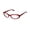 scarlet red / silver, variant on New Barton Perreira Lolita Womens/Ladies Cat Eye Full-Rim Amber / Silver Prestigious Designer Frame Demo Lenses 52-18-133 Eyeglasses/Eye Glasses