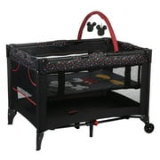 Disney Baby 3D Ultra Baby Play Yard with Bassinet and Toy Bar, Modern Mickey
