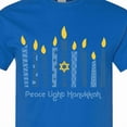 thumbnail image 4 of Inktastic Peace Light Hanukkah T-Shirt, 4 of 5