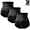 11# Black, variant on 3 Pack Tummy Control Shapewear for Women High Waisted Seamless Shaping Underwear Athletic Yoga Underwear,Black M