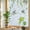 Green, variant on Sage Green Leaves Window Privacy Film Rainbow Static Cling Stain Glass Window Film for Glass Door, Decorative UV Blocking Sunroof Decal Sticker for Car 23.6"x59" Country Birds Branch Farmhouse Plants
