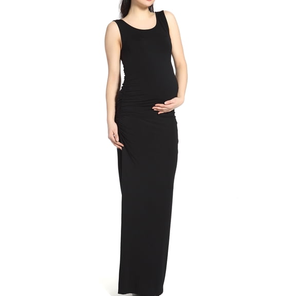 Glow & Grow Maternity Tank Column Maxi Dress