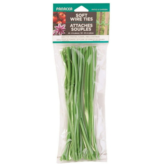Panacea 86841 Green Coated Wire Soft Wire Ties