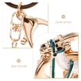 thumbnail image 2 of Nishuna Camel Keychain Rhinestone Keychain Bag Hanging Ornament Decorative Key Ring, 2 of 4