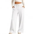 thumbnail image 4 of XINXIAOO Kids Sweatpants Active Fit Elastic Waist Jogger Sweatpants with Pockets Boys Athletic Pants White Pants for Toddler Boy Uniform Pants 7-8 Years, 4 of 4
